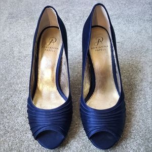 Adrianna Papell Navy Farrel Heel - 9